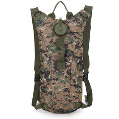 Survival Gears Depot Water Bags Jungle Digital 3L Molle Military Tactical Hydration Water Backpack
