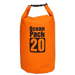 Survival Gears Depot Water Bags orange 20L 5L/ 10L /20L Outdoor Waterproof Dry Storage Bag