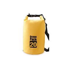 Survival Gears Depot Water Bags Yellow 20L 5L/ 10L /20L Outdoor Waterproof Dry Storage Bag