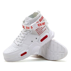 Survival Gears Depot White Red / 36 High Top Cycling MTB Shoes